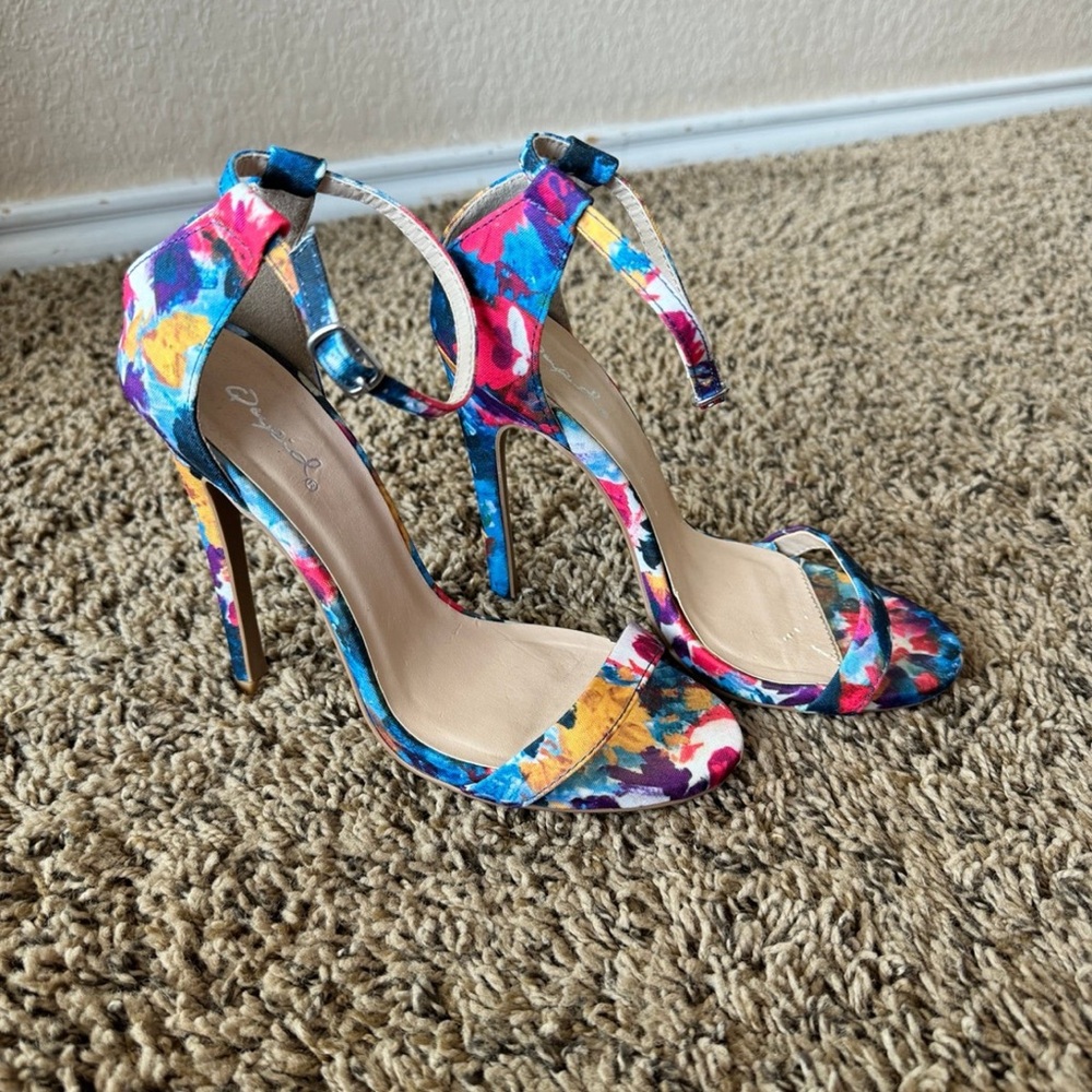 Floral heels